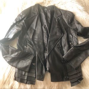 Express faux leather jacket